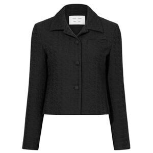 Proenza Schouler Textured Black Quinn Jacket Blazer Size 2